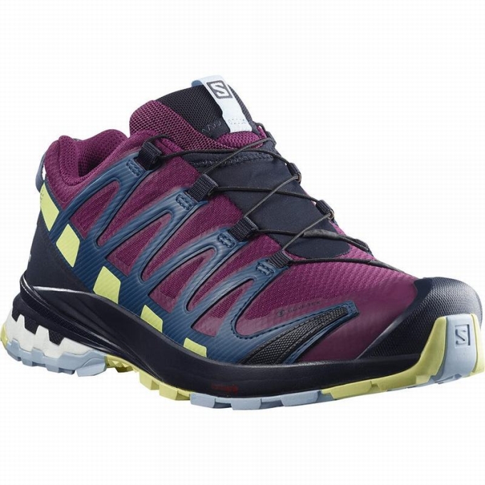 Tenis Para Trail Running Salomon XA PRO 3D V8 GORE-TEX Mujer Morados | MX-158PIJO