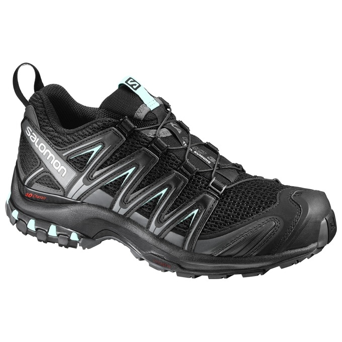 Tenis Para Trail Running Salomon XA PRO 3D W Mujer Negros | MX-159HCMO