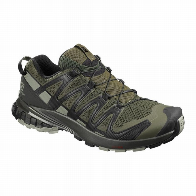 Tenis Para Trail Running Salomon XA PRO 3D V8 Hombre Verde Oliva | MX-243VMGF