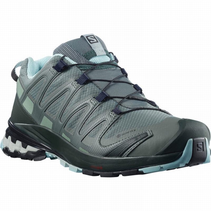 Tenis Para Trail Running Salomon XA PRO 3D V8 GORE-TEX Mujer Verdes | MX-291FSDR