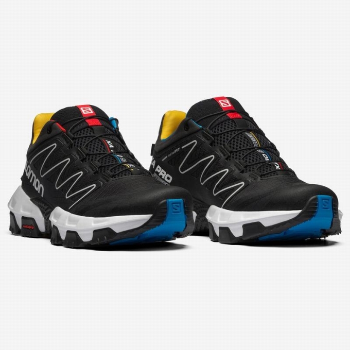 Tenis Para Trail Running Salomon XA PRO STREET Hombre Negros Blancos | MX-310TQMG