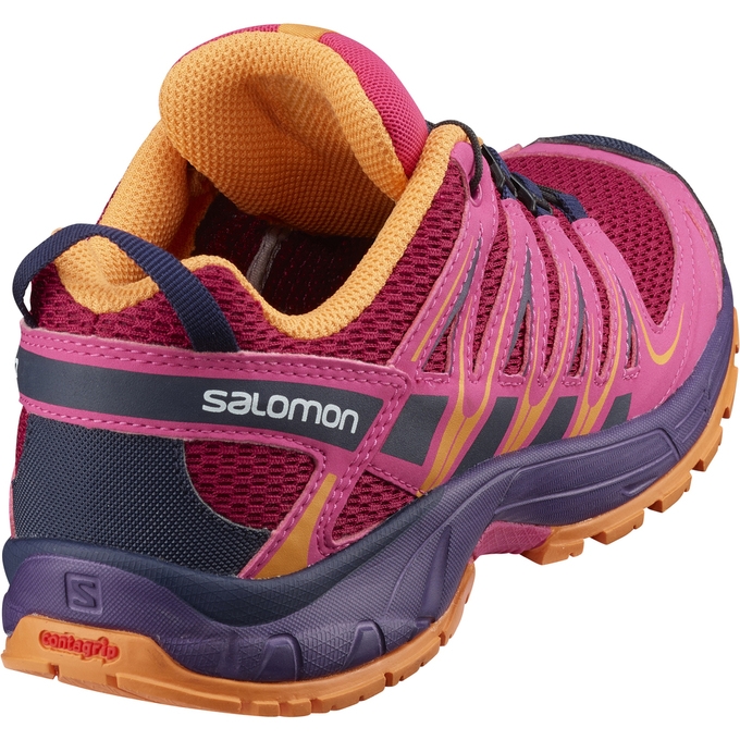 Tenis Para Trail Running Salomon XA PRO 3D K Niños Naranjas | MX-513GYTK