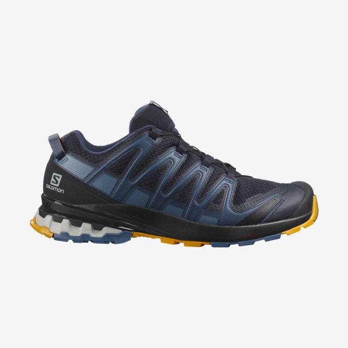 Tenis Para Trail Running Salomon XA PRO 3D V8 Hombre Azules | MX-609EVOK