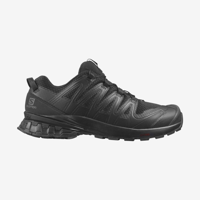 Tenis Para Trail Running Salomon XA PRO 3D V8 WIDE Hombre Negros | MX-615UDZF