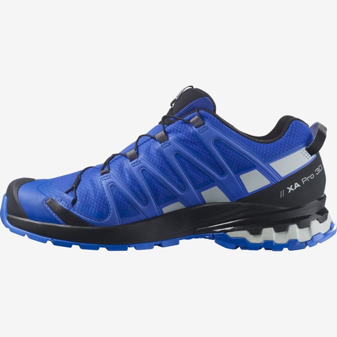 Tenis Para Trail Running Salomon XA PRO 3D V8 GORE-TEX Hombre Azules | MX-683AWSY