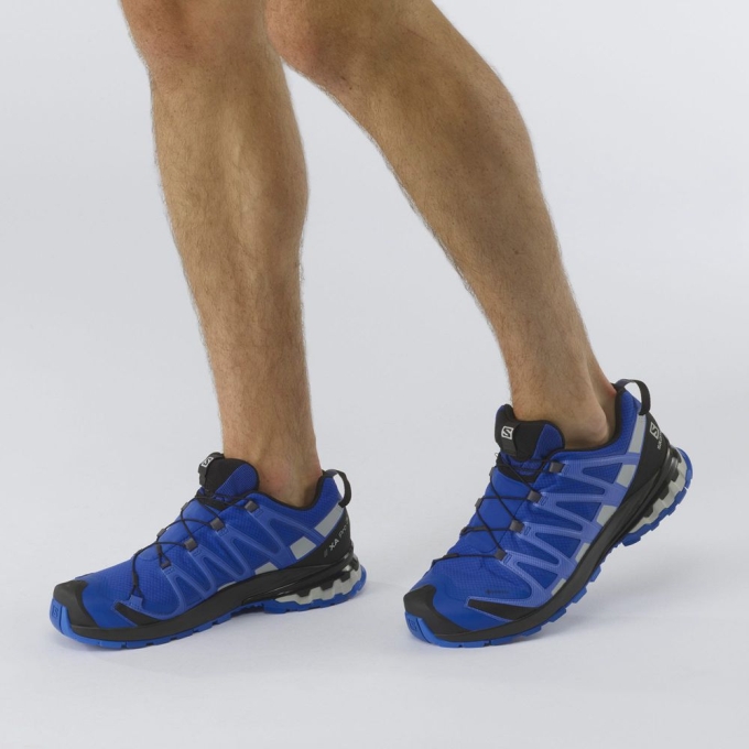 Tenis Para Trail Running Salomon XA PRO 3D V8 GORE-TEX Hombre Azules | MX-683AWSY