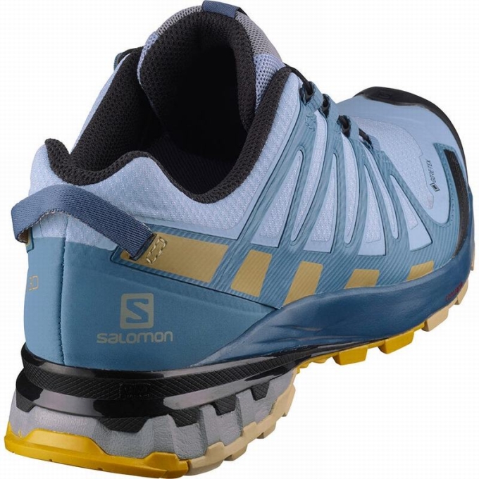 Tenis Para Trail Running Salomon XA PRO 3D V8 GORE-TEX Mujer Azules | MX-694MEDA