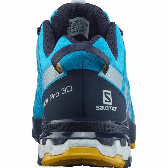 Tenis Para Trail Running Salomon XA PRO 3D V8 GORE-TEX Hombre Azules | MX-723ETFB