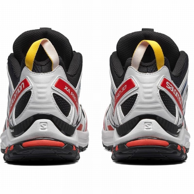 Tenis Para Trail Running Salomon XA PRO 3D RACING Hombre Negros Blancos | MX-762AWJS