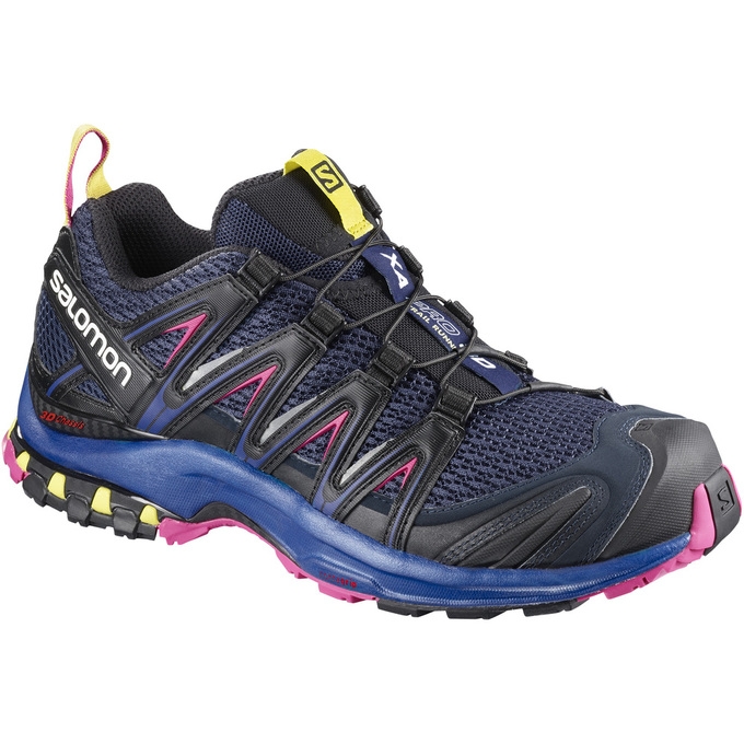 Tenis Para Trail Running Salomon XA PRO 3D W Mujer Negros | MX-840UYCP