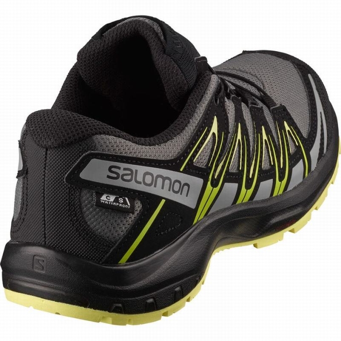 Tenis Para Trail Running Salomon XA PRO 3D CLIMASALOMON WATERPROOF Niños Negros | MX-864RCTW