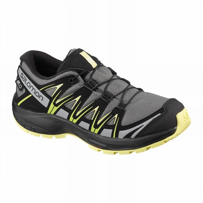 Tenis Para Trail Running Salomon XA PRO 3D CLIMASALOMON WATERPROOF Niños Negros | MX-864RCTW