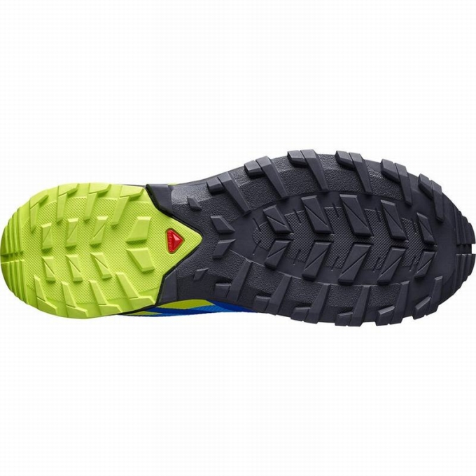 Tenis Para Trail Running Salomon XA ROGG Hombre Azules Negros | MX-068NHJT