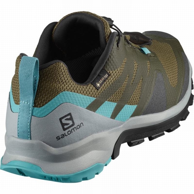 Tenis Para Trail Running Salomon XA ROGG GTX W Mujer Verde Oliva | MX-408PLAY