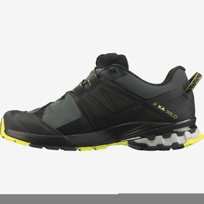 Tenis Para Trail Running Salomon XA WILD GORE-TEX Hombre Verdes | MX-394NRLF