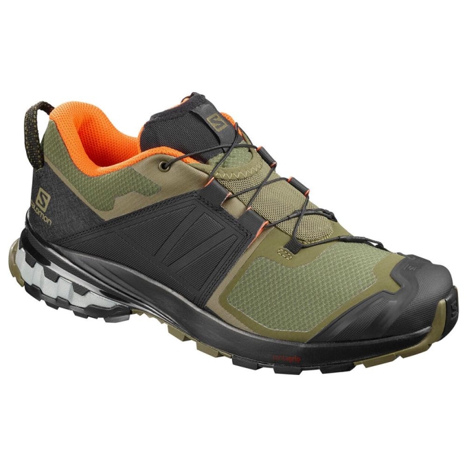 Tenis Para Trail Running Salomon XA WILD Hombre Verde Oliva | MX-546ZWFH