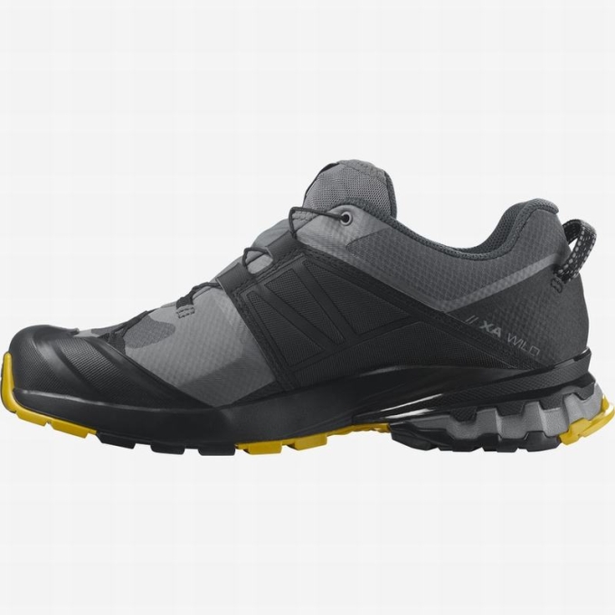 Tenis Para Trail Running Salomon XA WILD GORE-TEX Hombre Negros | MX-659FTVN