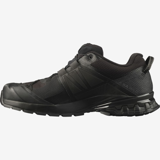 Tenis Para Trail Running Salomon XA WILD GORE-TEX Hombre Negros | MX-681ZEWA