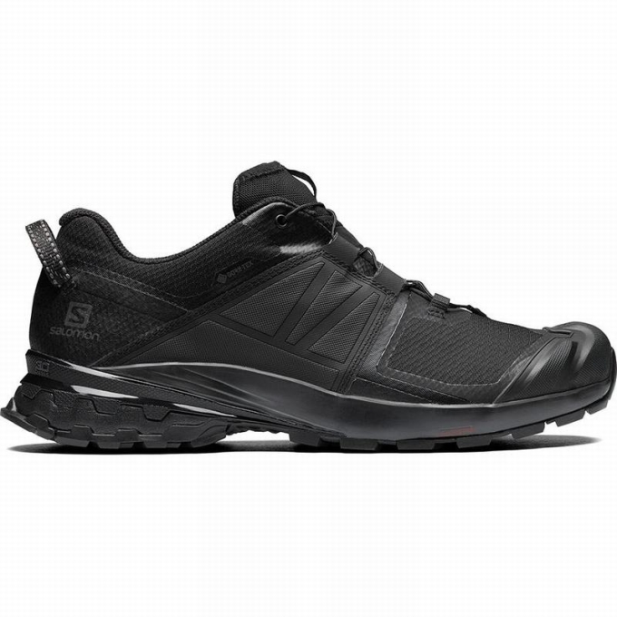 Tenis Para Trail Running Salomon XA WILD GORE-TEX Hombre Negros | MX-851SBMT