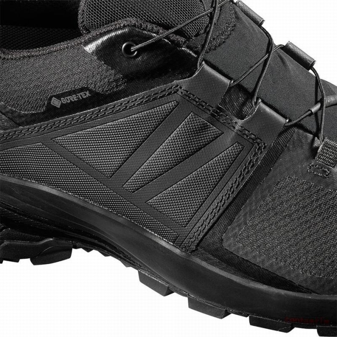 Tenis Para Trail Running Salomon XA WILD GORE-TEX Hombre Negros | MX-851SBMT