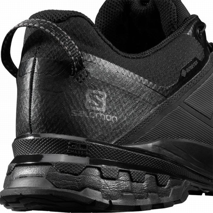 Tenis Para Trail Running Salomon XA WILD GORE-TEX Hombre Negros | MX-851SBMT