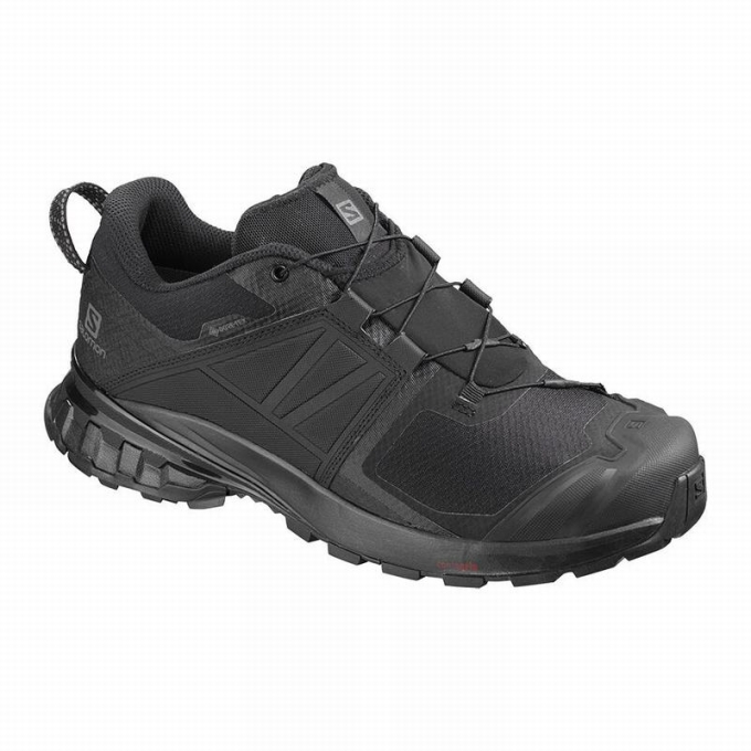 Tenis Para Trail Running Salomon XA WILD GORE-TEX Hombre Negros | MX-851SBMT