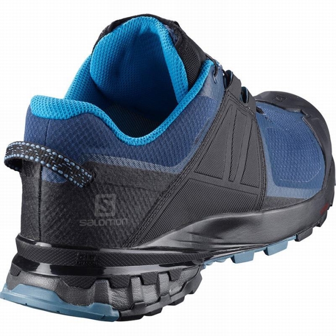 Tenis Para Trail Running Salomon XA WILD GORE-TEX Hombre Azules Negros | MX-874YHOS