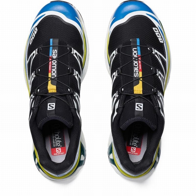 Tenis Para Trail Running Salomon XT-6 Hombre Negros Azules | MX-305ETHO