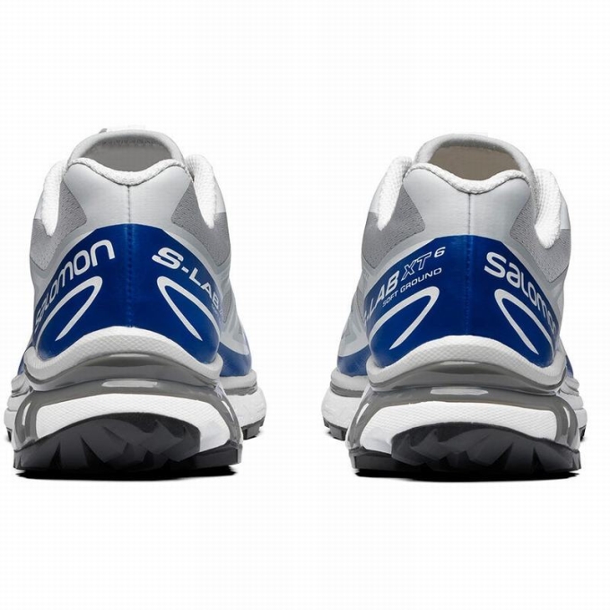 Tenis Para Trail Running Salomon XT-6 Hombre Azules Blancos | MX-315WZLD