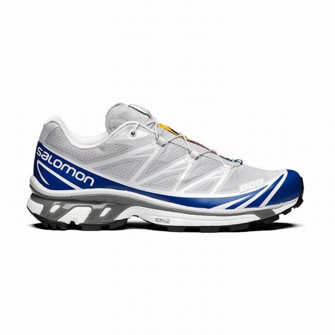 Tenis Para Trail Running Salomon XT-6 Hombre Azules Blancos | MX-315WZLD