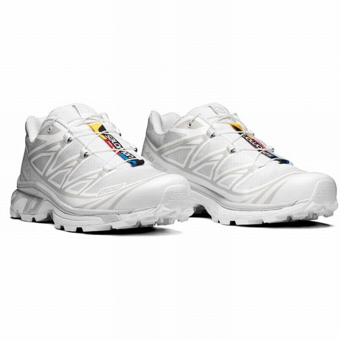 Tenis Para Trail Running Salomon XT-6 Hombre Blancos | MX-857NRTY