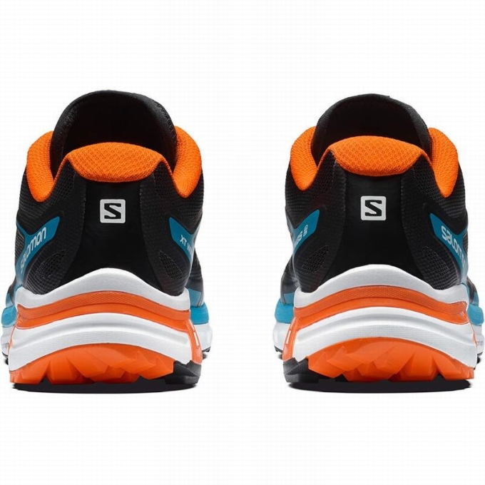 Tenis Para Trail Running Salomon XT-WINGS 2 Hombre Negros Azules | MX-860VBTM