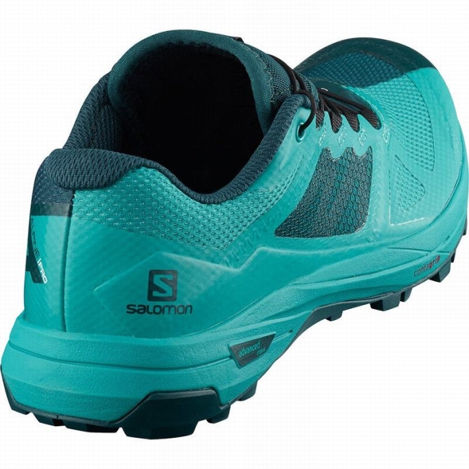 Tenis Para Trail Running Salomon X ALPINE W /PRO Mujer Turquesa Azules | MX-804OJNE