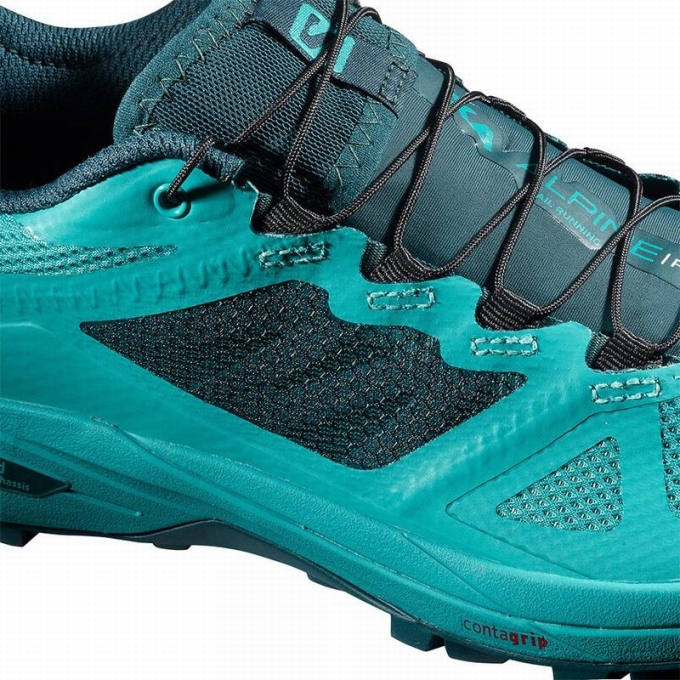 Tenis Para Trail Running Salomon X ALPINE W /PRO Mujer Turquesa Azules | MX-804OJNE