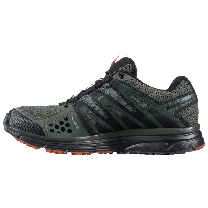 Tenis Para Trail Running Salomon X-MISSION 3 Hombre Verde Oliva Negros | MX-235WJXF