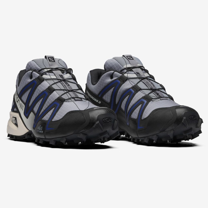 Tenis Salomon SPEEDCROSS 3 Hombre Negros Azules | MX-704MRCN