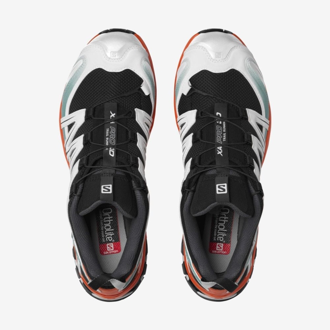 Tenis Salomon XA PRO 3D Hombre Negros Rojos Naranjas | MX-196WOUH