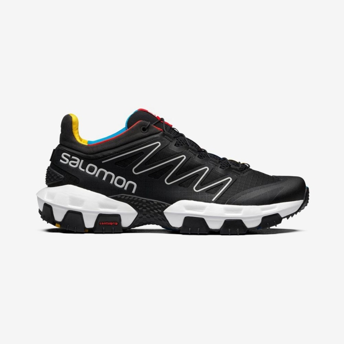 Tenis Salomon XA PRO STREET Hombre Blancos Negros Rojos | MX-713ZITG