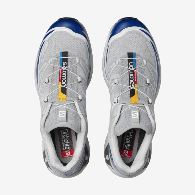 Tenis Salomon XT-6 Hombre Azules Blancos | MX-786LWZS