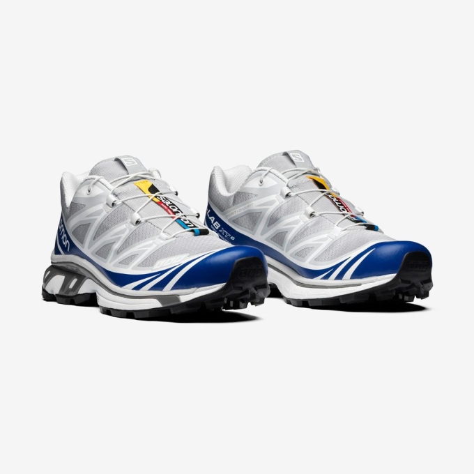 Tenis Salomon XT-6 Hombre Azules Blancos | MX-786LWZS