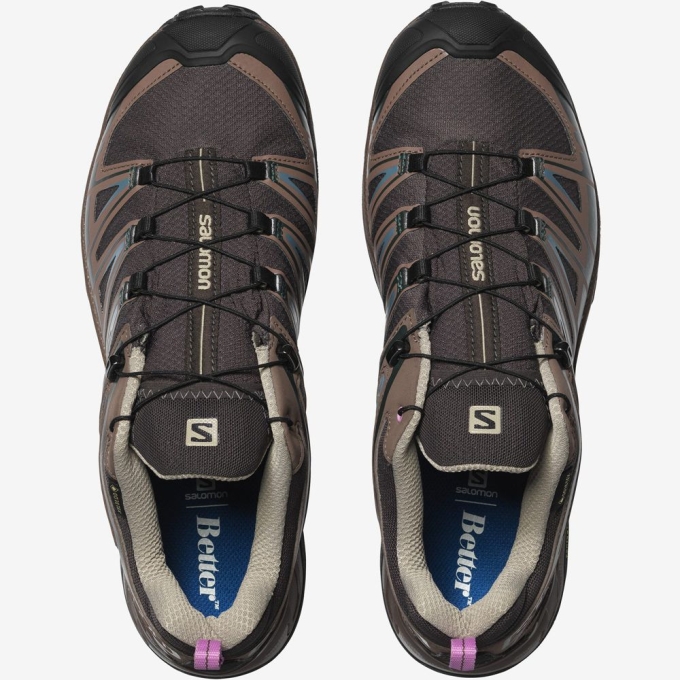 Tenis Salomon X ULTRA 3 GTX FOR BETTER Hombre Chocolate | MX-506WTSU