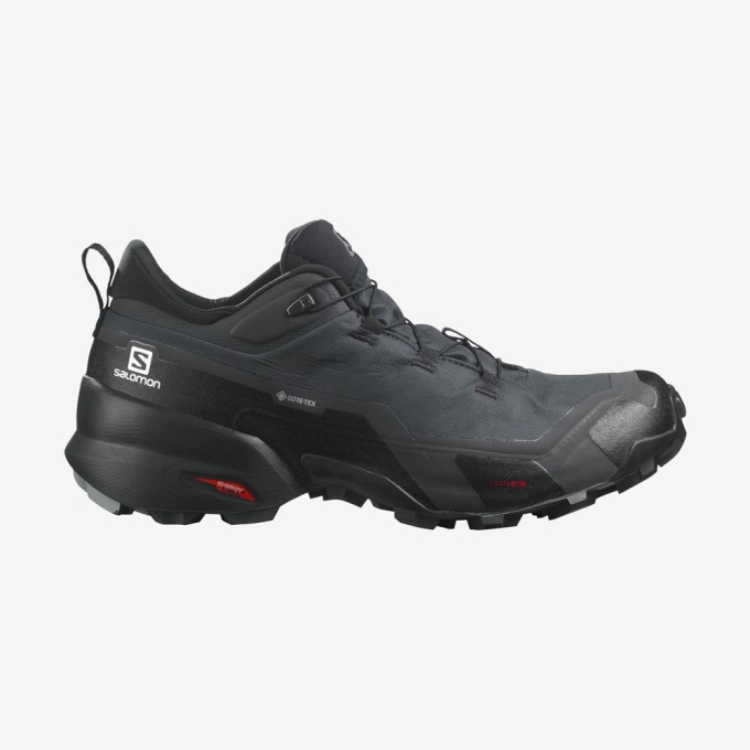 Tenis Senderismo Salomon CROSS HIKE GORE-TEX Hombre Negros | MX-609LURP