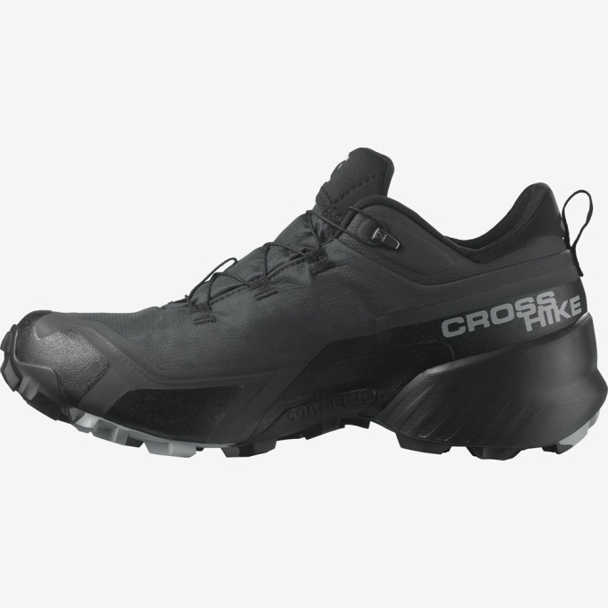 Tenis Senderismo Salomon CROSS HIKE GORE-TEX Hombre Negros | MX-609LURP