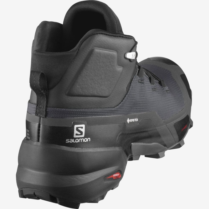 Tenis Senderismo Salomon CROSS HIKE MID GTX Hombre Negros | MX-108MGCK