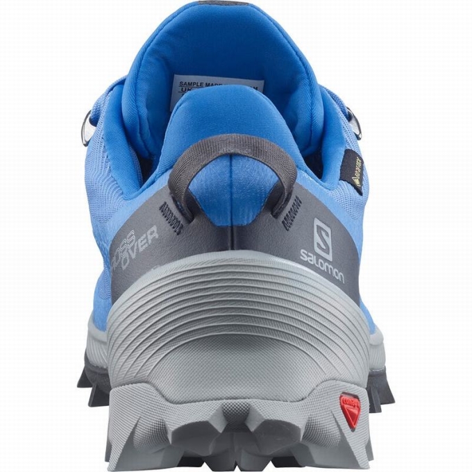 Tenis Senderismo Salomon CROSS OVER GORE-TEX Mujer Azules | MX-761IVTR