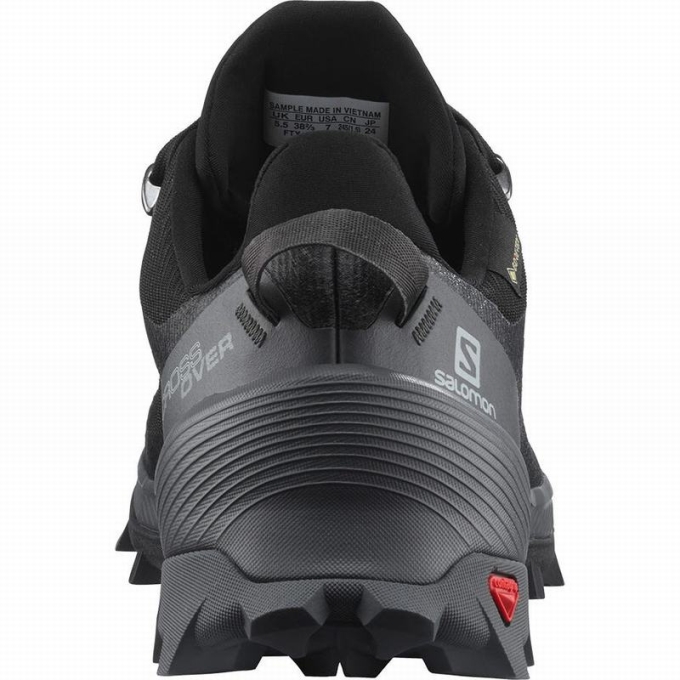 Tenis Senderismo Salomon CROSS OVER GORE-TEX Mujer Negros | MX-765NWJS