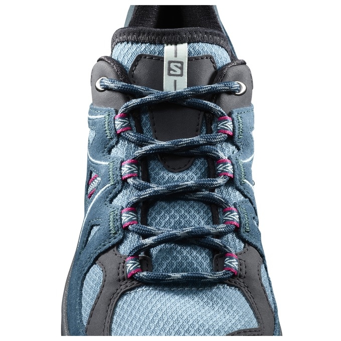 Tenis Senderismo Salomon ELLIPSE 2 AERO W Mujer Turquesa Claro Negros | MX-387ZLYG