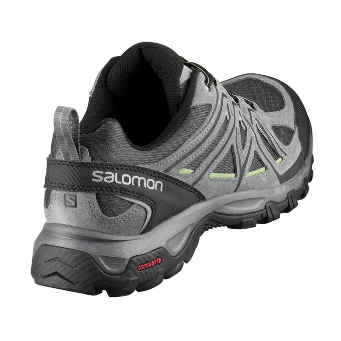 Tenis Senderismo Salomon EVASION 2 AERO Hombre Grises Negros | MX-509KOYF