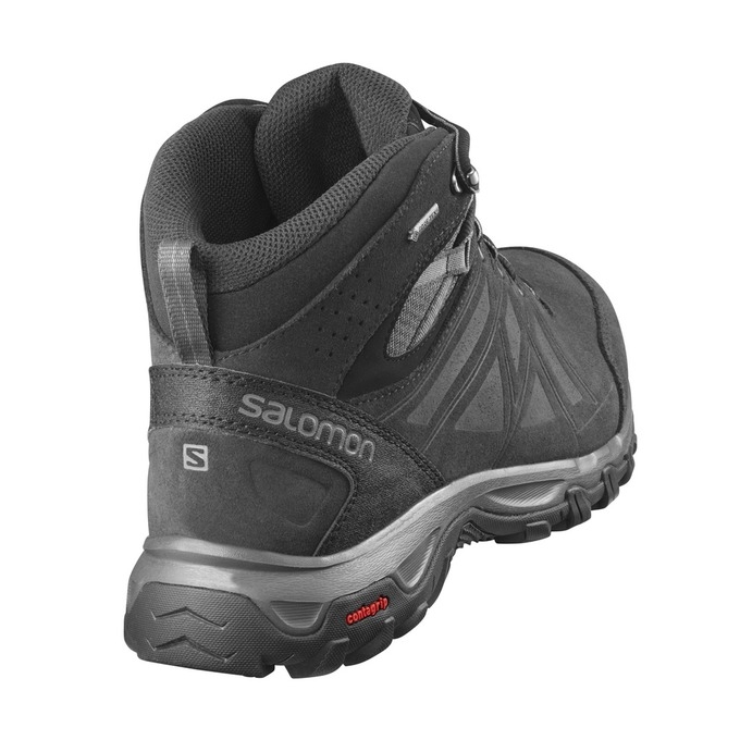 Tenis Senderismo Salomon EVASION 2 MID LTR GTX Hombre Negros | MX-519UFDC