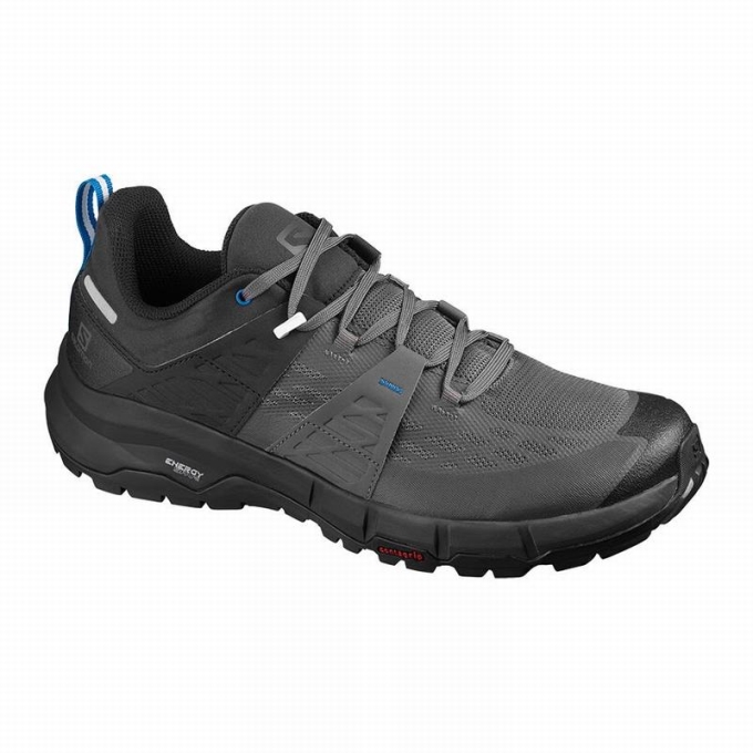 Tenis Senderismo Salomon ODYSSEY Hombre Negros Azul Rey | MX-305GPCW